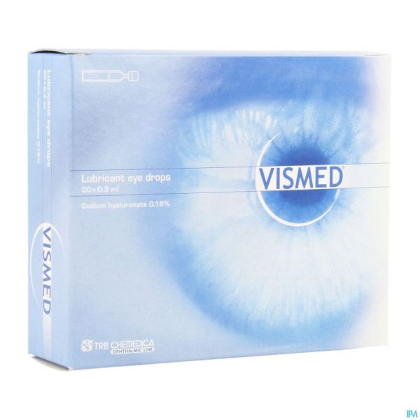 Vismed Lubrifiant Oculaire 0,18% Fl 20 X 0,3ml