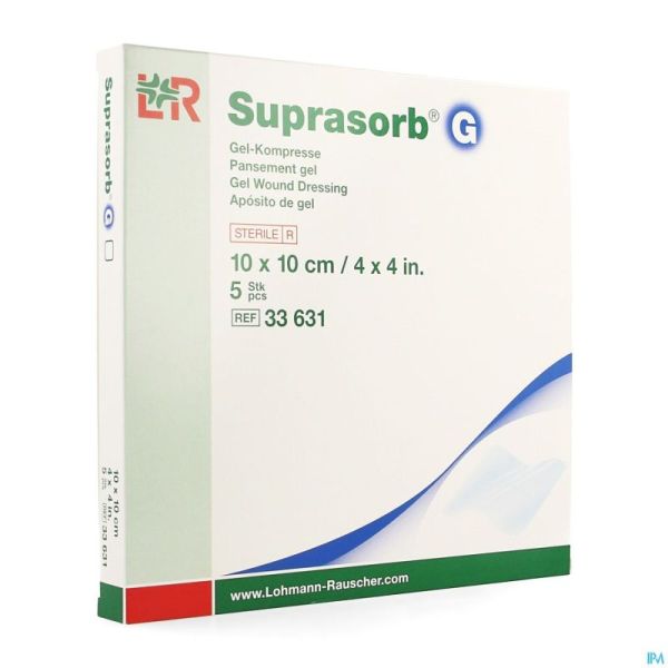 Suprasorb g Compresse New 10x 10cm 5 33631