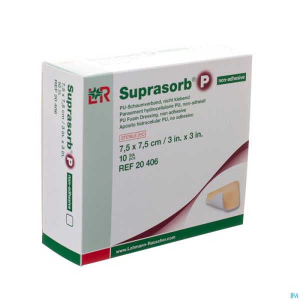 Suprasorb P Mousse Pu N/adh Wcl 7,5x 7,5 10 20406