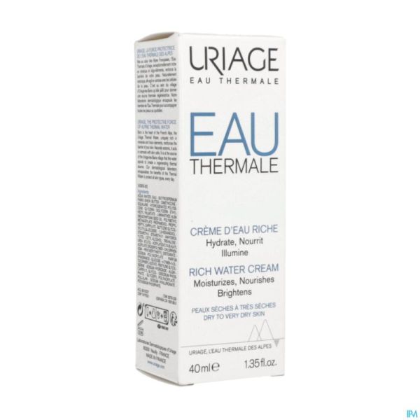 Uriage Eau Thermale Creme Eau Riche 40ml