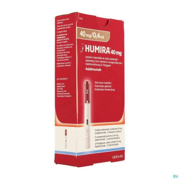 Humira 40mg/0,4ml Sol Inj Stylo Prerempli 2