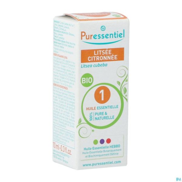 Puressentiel He Litsee Citronee Bio 10ml