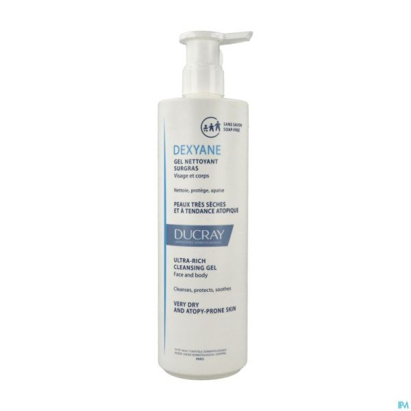 Ducray Dexyane Gel Nettoyant Surgras 400ml