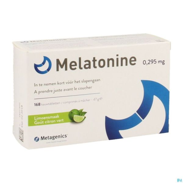 Melatonine 0,295mg Comp Croq 168 Metagenics