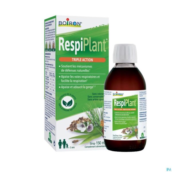 Respiplant Sirop Nez&gorge Defens.nat.150ml Boiron
