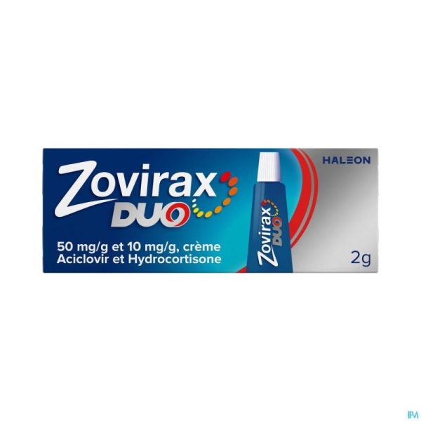 Zovirax Duo Creme 5% + 1% Tube 2g