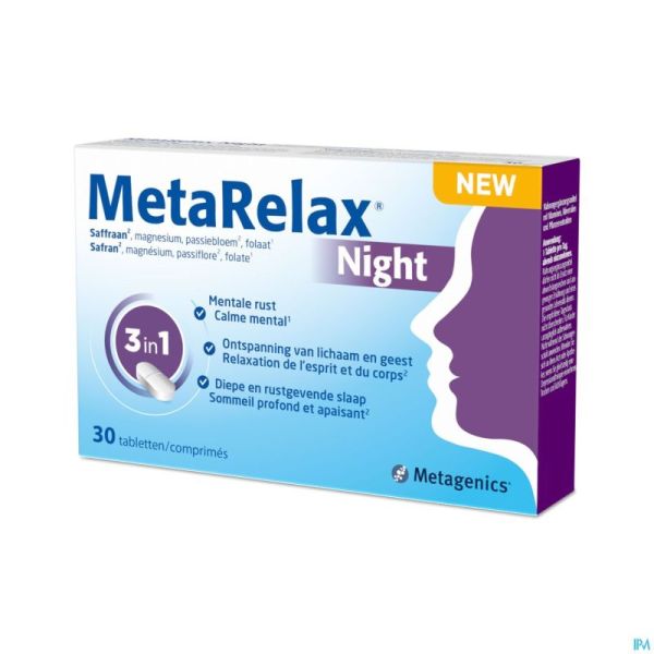 Metarelax Night Comp 30 35686 Metagenics