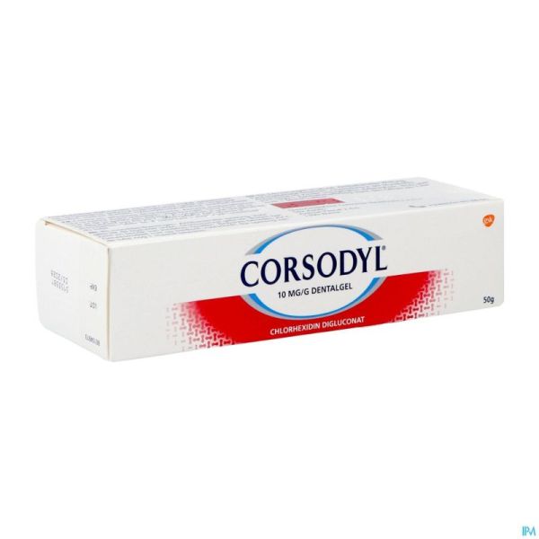 Corsodyl 10mg/g Gel Dentaire Tube 50g