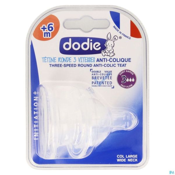 Dodie Tetine Iniiation+ 3 Vitesses Debit 3 2
