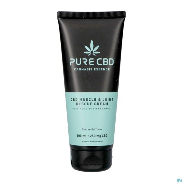 Pure Cbd Muscle & Joint Rescue Cream Tube 200ml