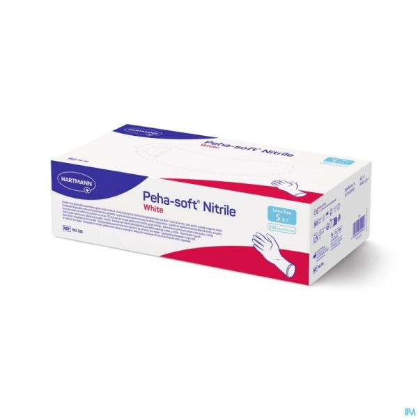 Peha-soft Nitrile Blanc S 200 P/s