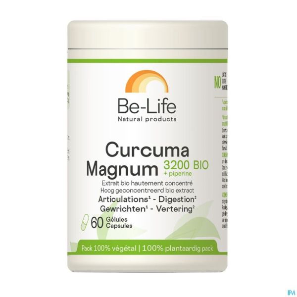 Curcuma Magnum 3200 Be Life Bio Pot Caps 60