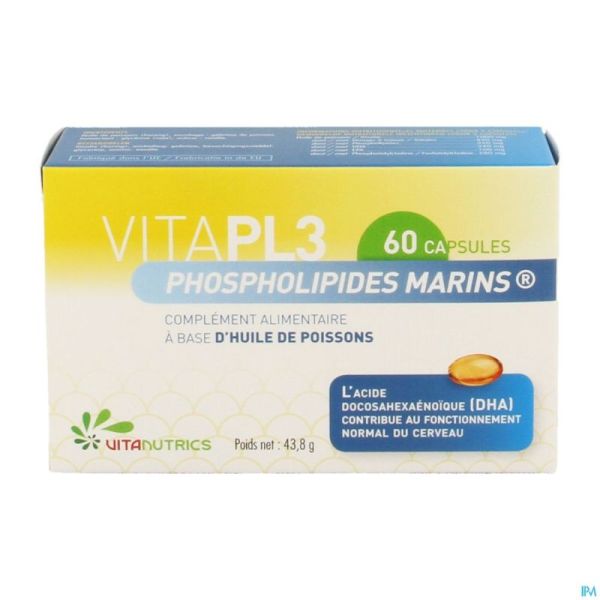 Vitapl3 Phospholipides Marins Caps 60