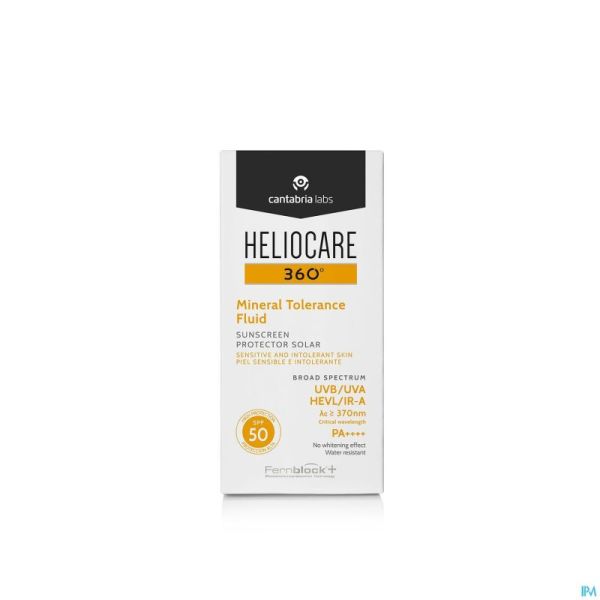 Heliocare 360° Mineral Tolerance Fluid Ip50 50ml