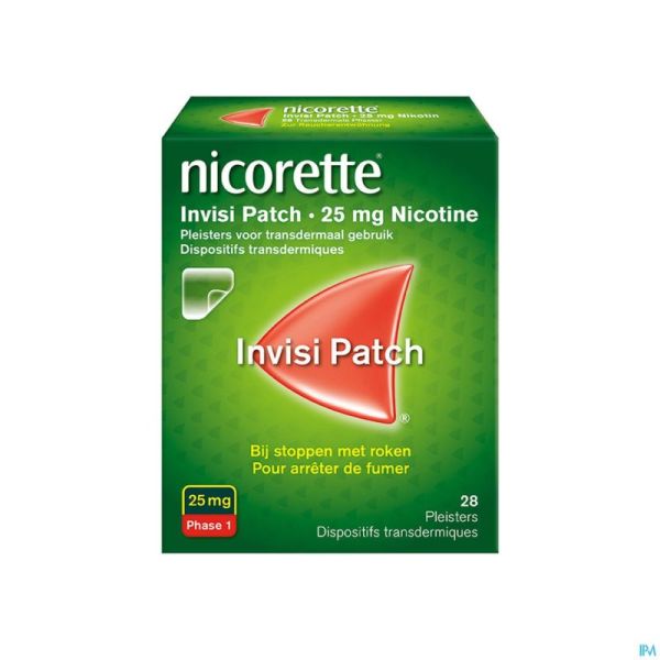 Nicorette Invisi 25mg Patch Transderm. 28