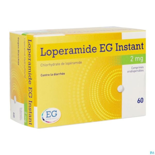 Loperamide EG Instant 2Mg Comp Orodisp. 60