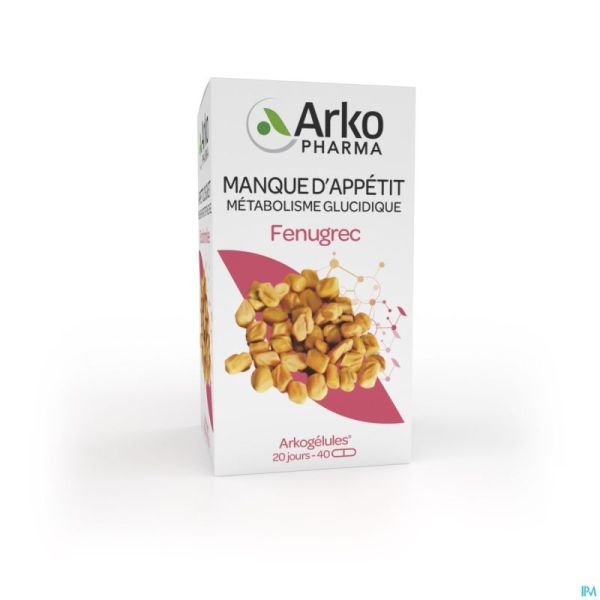 Arkogelules Fenugrec Comp 40