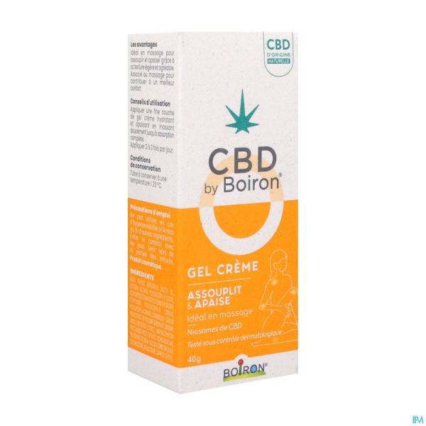 Cbd Gel Creme Assouplissant & Apaisant 40g Boiron