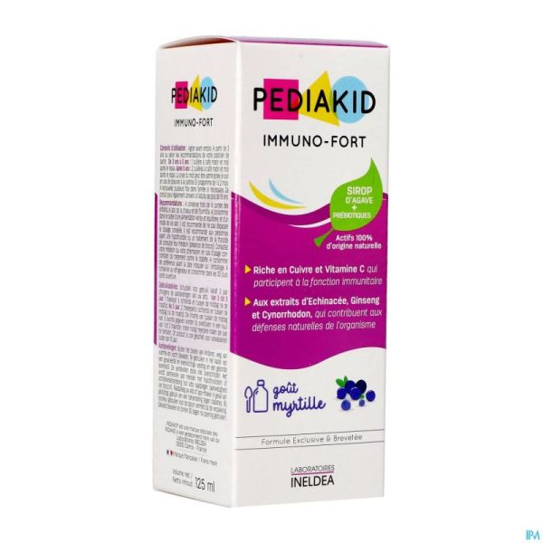 Pediakid Immuno Fortifiant Sol Buv Fl 125ml