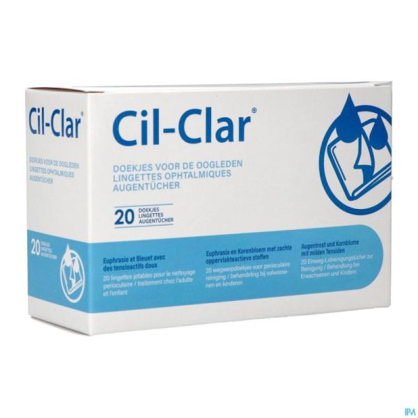 Cil-clar Compresse Paupieres 20