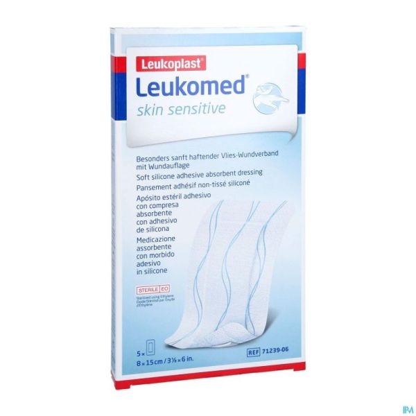 Leukomed Skin Sens. 8cmx15cm 5