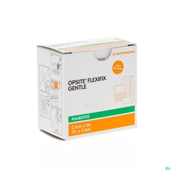 Opsite Flexifix Gentle Rouleau 2,5cmx 5m 66801195