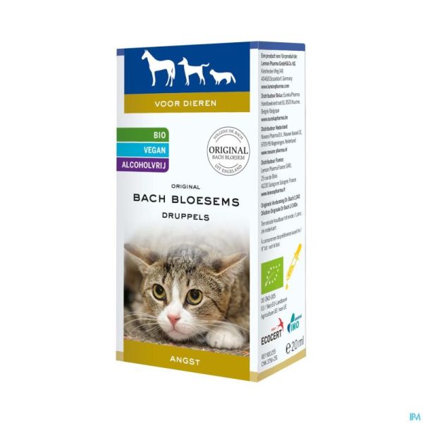 Fleurs De Bach Animaux Peur Gouttes 20ml