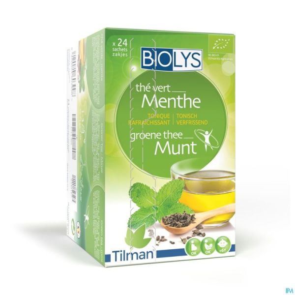 Biolys The Vert Menthe Sach 24