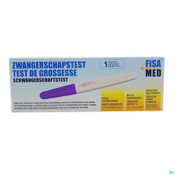 Fisamed Test Grossesse Otc Sol