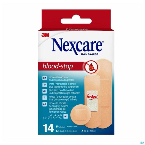 Nexcare 3m Bloodstop Assorted 14 N1714as