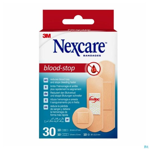 Nexcare 3m Bloodstop Assorted 30 N1730as