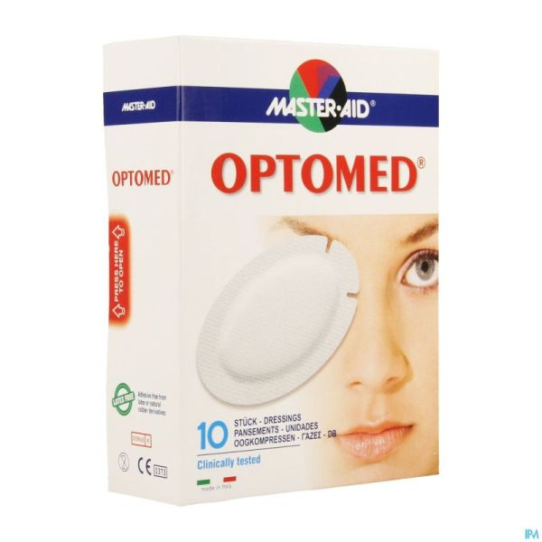 Optomed Cp Oculaire Adh S/latex 96x66mm 10 70118