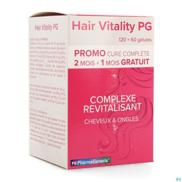 Hair Vitality Pg Pharmagenerix Caps 3x60 Promo