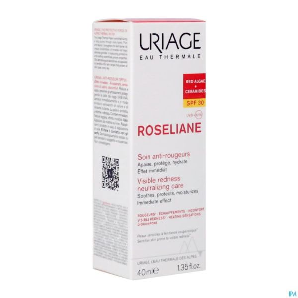 Uriage Roseliane Creme Anti Rougeurs Ip30 40ml