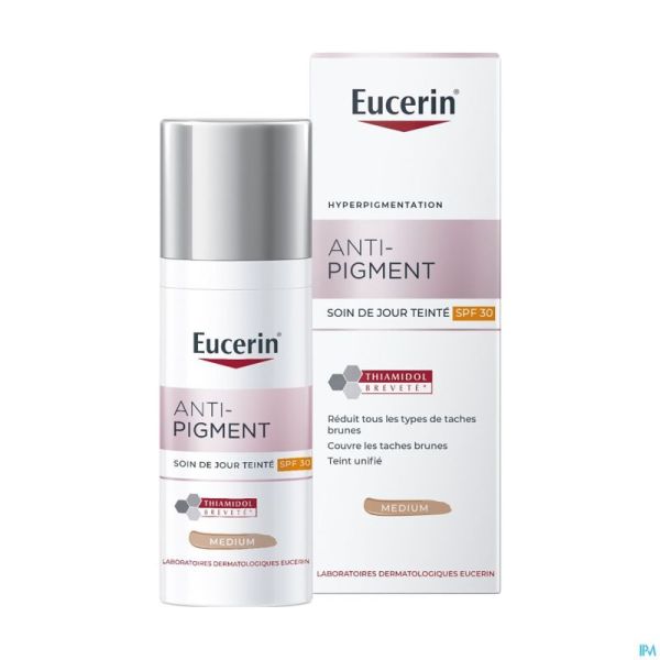 Eucerin A/pigment Soin Jour Teinte Ip30 Medium50ml