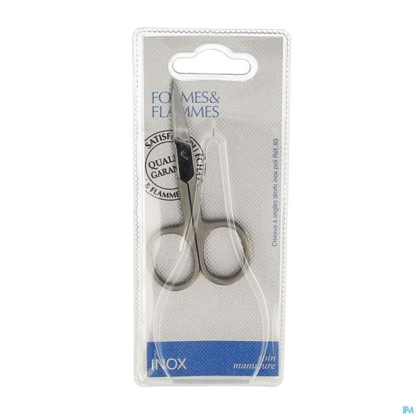 Formes&flammes 83 Ciseaux Ongles Droit Inox