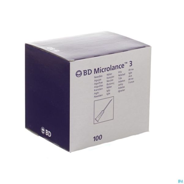 Bd Microlance 3 Aig. 21g 2 Rb 0,8x50mm Vert 100