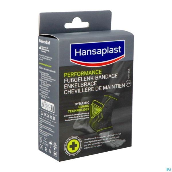 Hansaplast Bandage Sport Cheville Noir