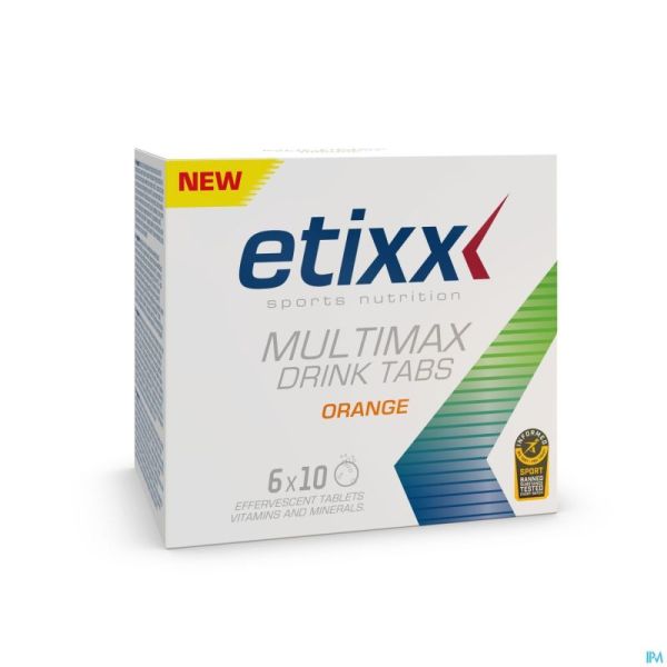 Etixx Multimax Drink Orange Tube Comp 6x10