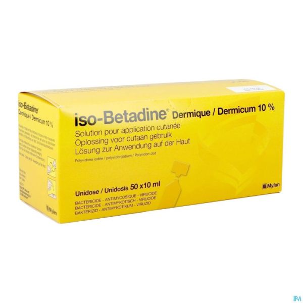 Iso Betadine Derm 10% 50x10ml Ud