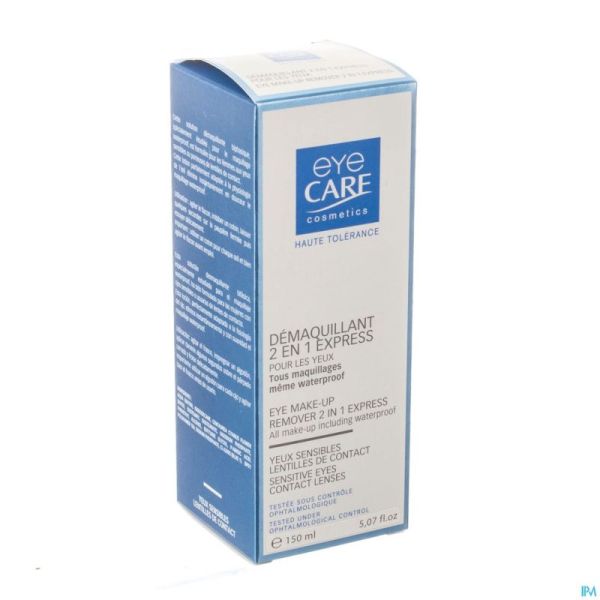 Eye Care 2en1 Demaquillant Wtp Yeux Sens. 150ml