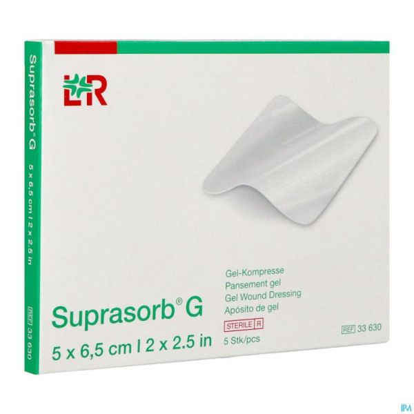 Suprasorb g Compresse New 5x6,5cm 5 33630