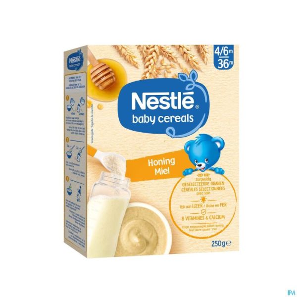 Nestlé Baby Cereals Miel Céréales Bébé 6+ 250g