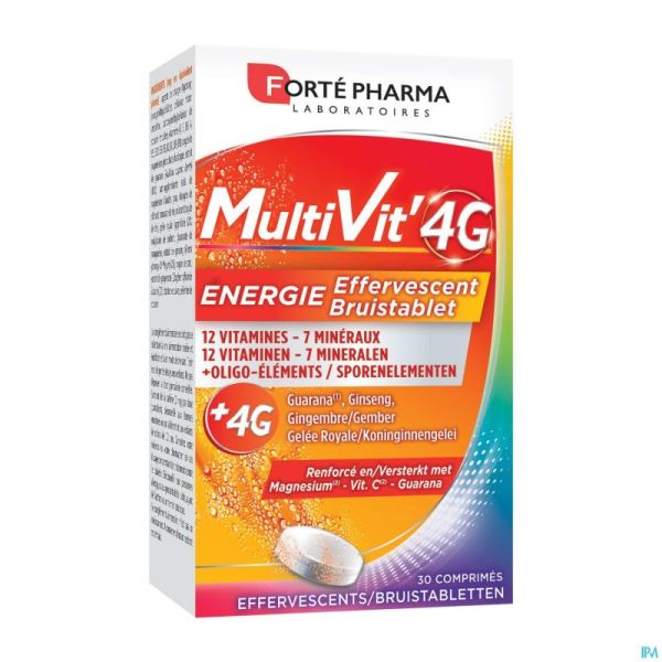Multivit' 4g Energie Comp Efferv. 30