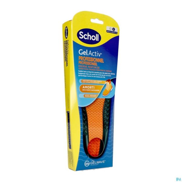 Scholl Gel Activ Semelles Professionels Large