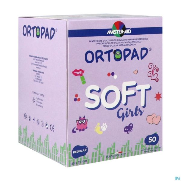 Ortopad Soft Girls Regular 85x59mm 50 72234