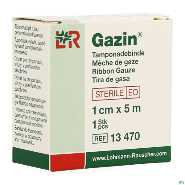 Gazin Meche Bande Sterile Rouleau 1cmx5m