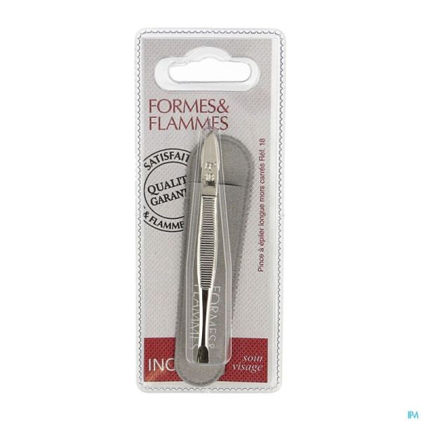 Formes&flammes 18 Pince Epil Longue Carree