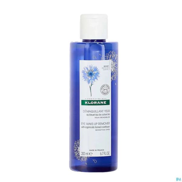 Klorane Visage Bleuet Demaquillant Yeux 200ml