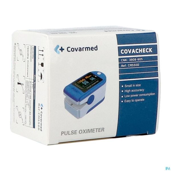 Covacheck Oxymetre Pouls Doigt + Etui